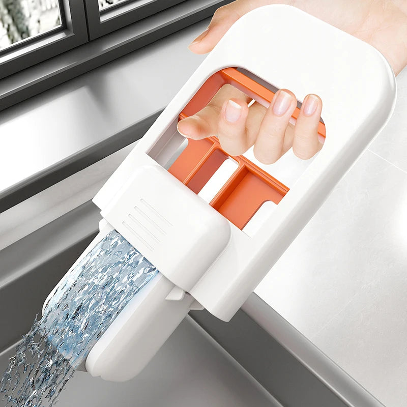 Addio Spugne Inzuppate! Il Miglior Raschietto Portatile 2-in-1 per Eliminare Acqua e Olio da Tutti i Piani di Lavoro